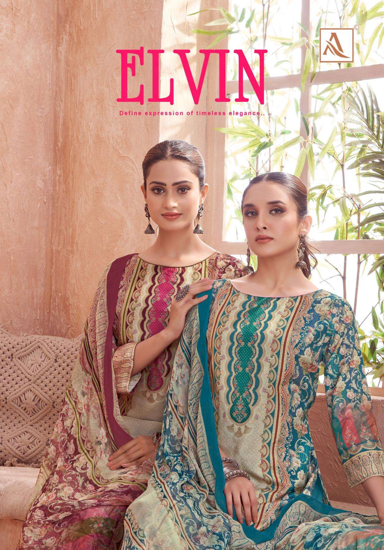 alok elvin series 197979601 to 197979604 viscose muslin pakistani daily wear salwar kameez in wholesale surat