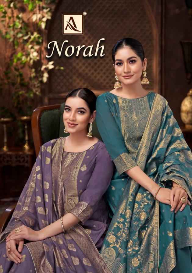 alok norah series 1892001 to 1892006 jacquard readymade big size pakistani suit in wholesale surat
