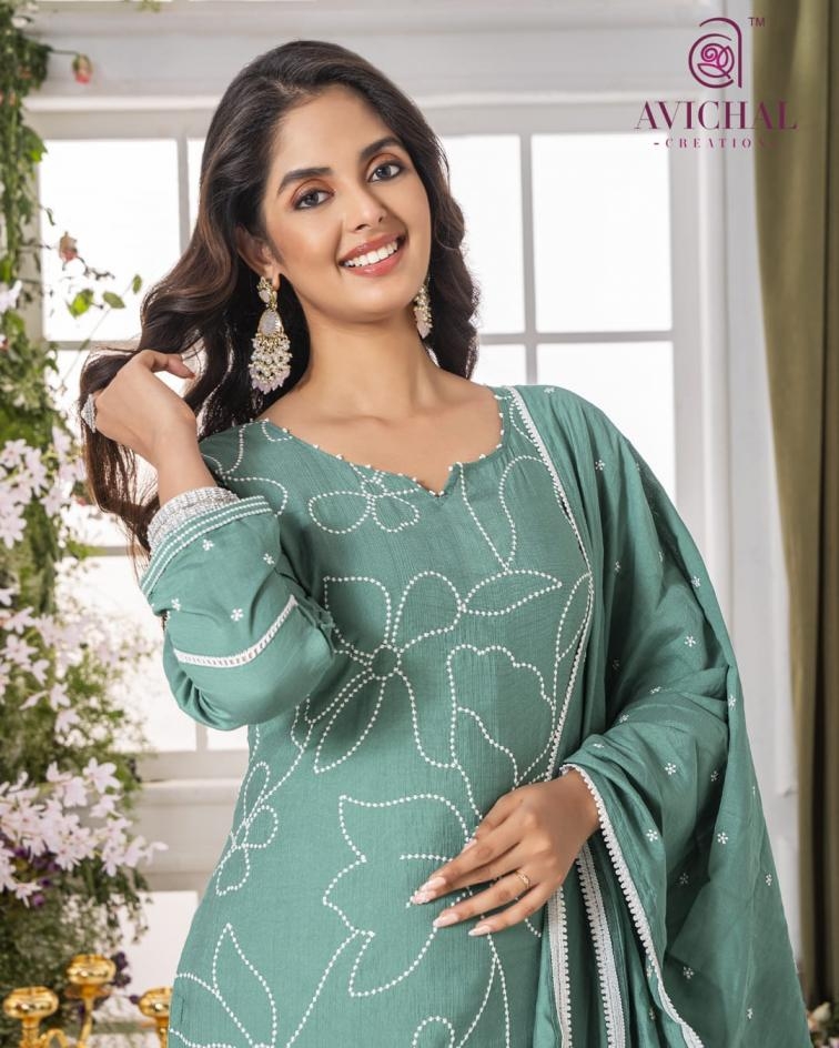 avichal creation 1046 vatican silk readymade classic combo suit in wholesale surat