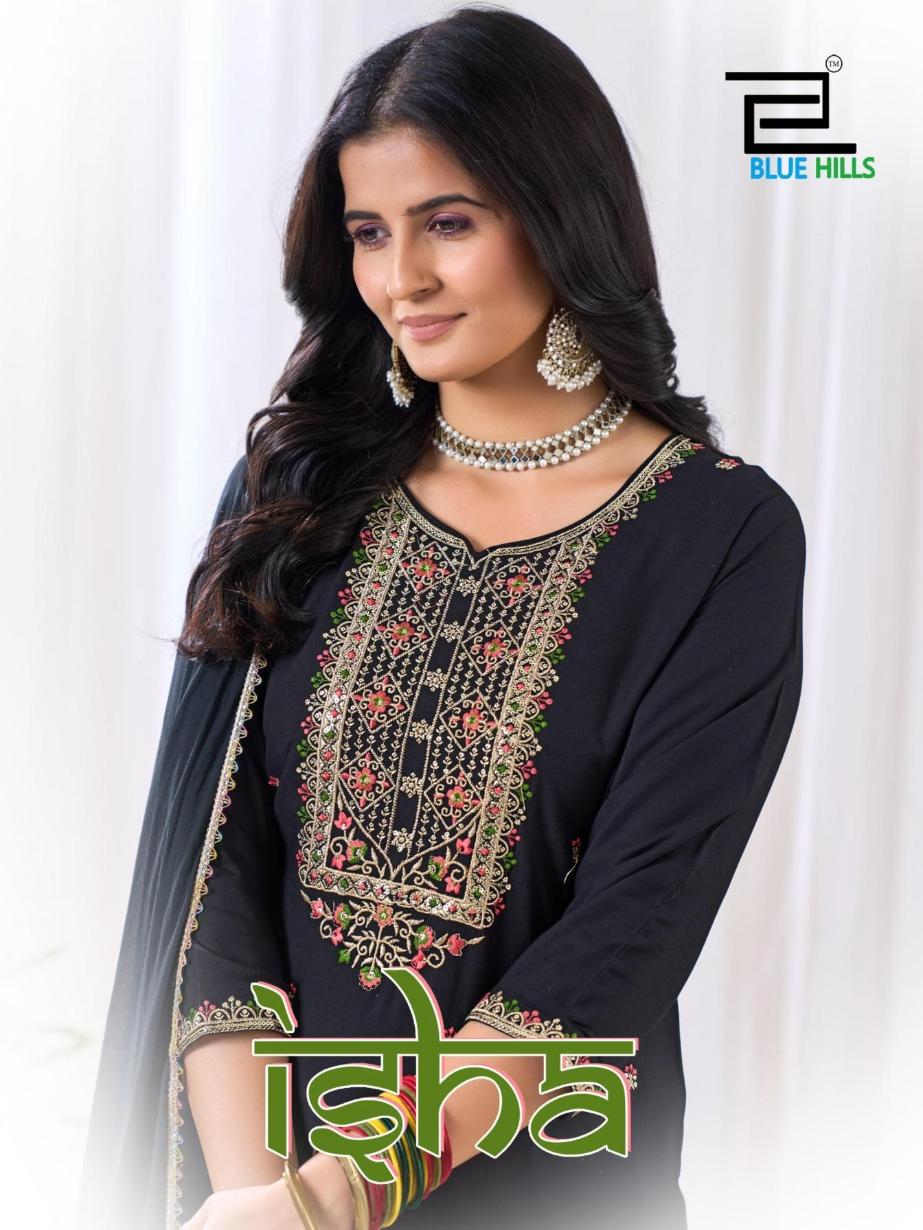 blue hills isha series 1001 to 1006 rayon dori sequence readymade stylish big size salwar suit in wholesale surat