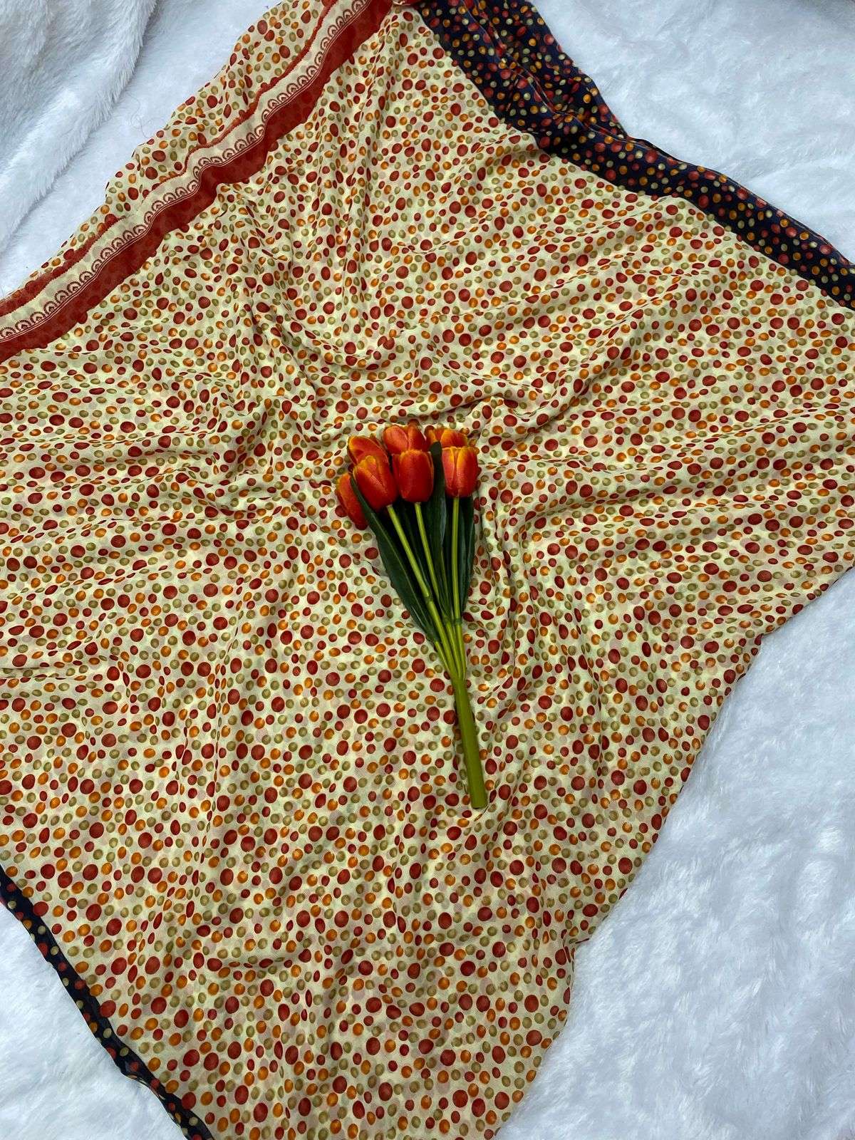 BT - VISHWA Georgette Printed Wholesale Saree 