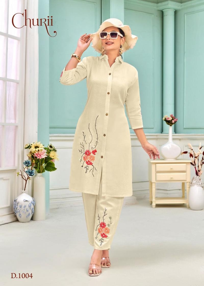 churii tulip series 1001 to 1012 vatican combo readymade co-ord set in wholesale surat