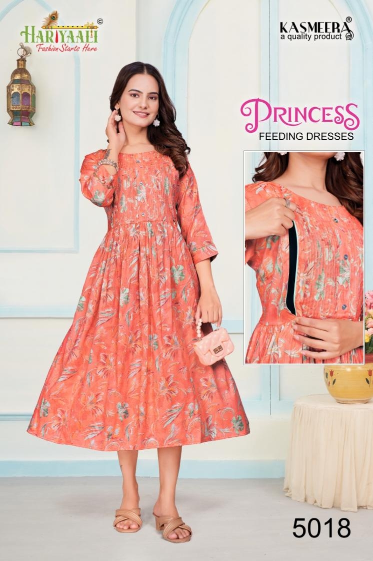 hariyaali princess vol 4 series 5004 to 5025 readymade two tone rayon capsual combo feeding kurti in wholesale surat