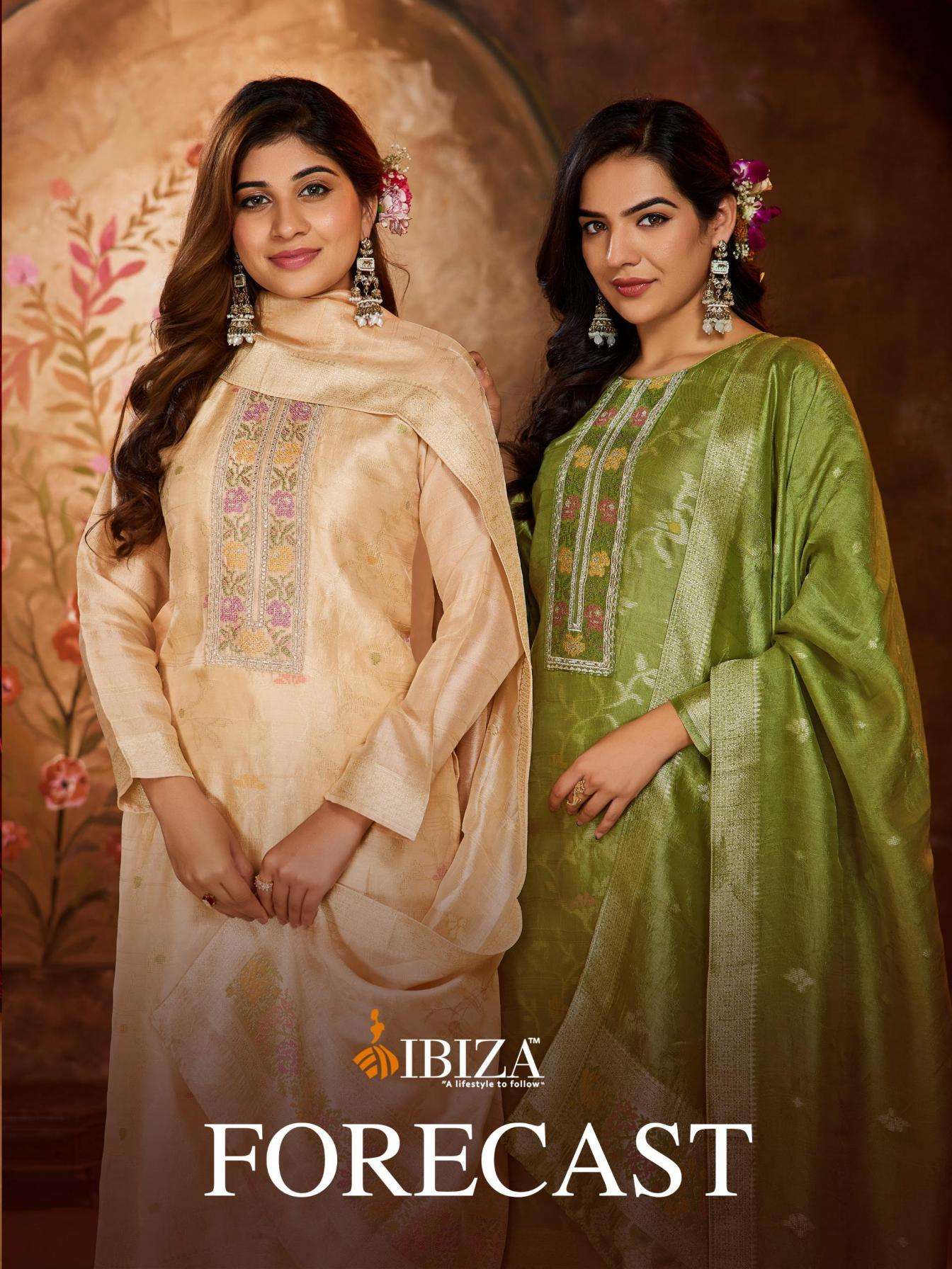 ibiza forecast series 15952 to 15955 kosa silk jacquard hit design suit in wholesale surat