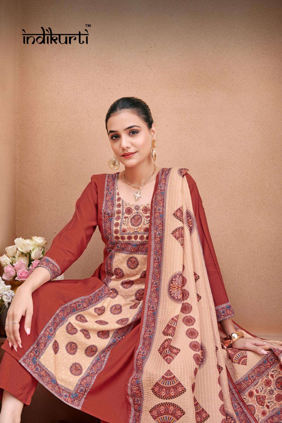 indikurti shanaya vol 2 vertican combo set readymade pakistani suit in wholesale surat