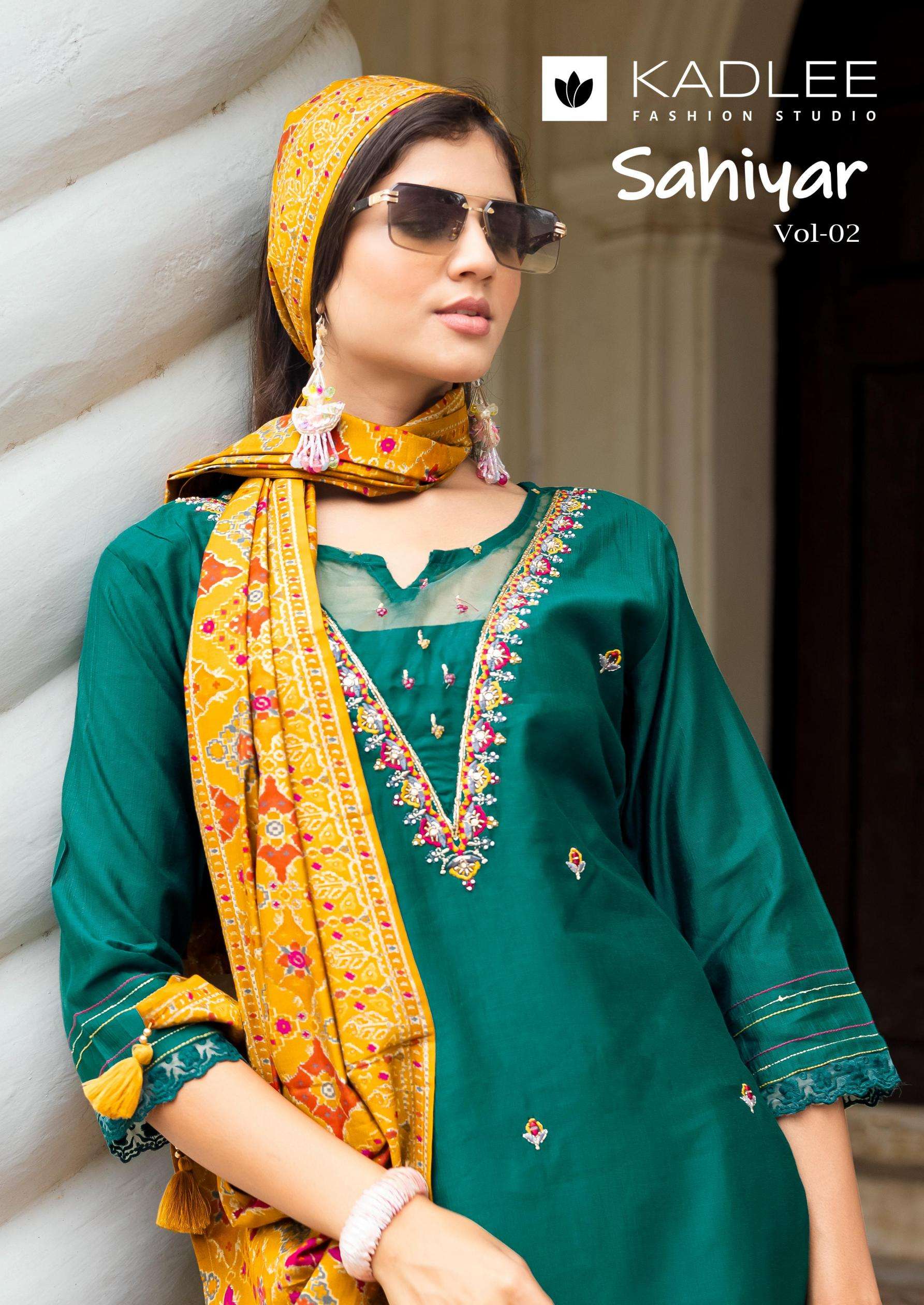 kadlee sahiyar vol 2 series 2005 to 2008 viscose weaving readymade casual suits in wholesale surat