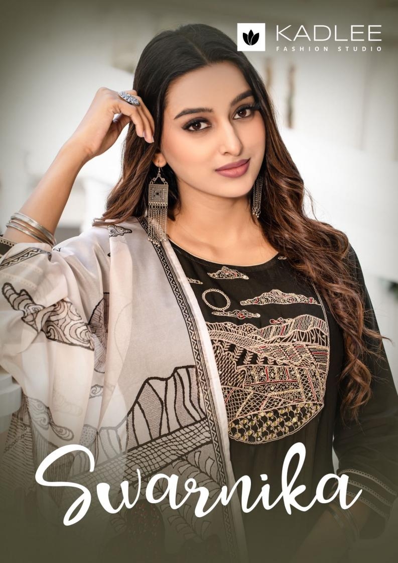kadlee swarnika series 2001 to 2004 rayon readymade elegance plazzo suit in wholesale surat