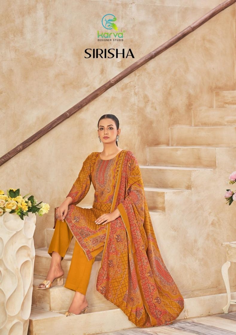 karva desiner studio sirisha series 01 to 04 modal silk summer beauty suits in wholesale surat