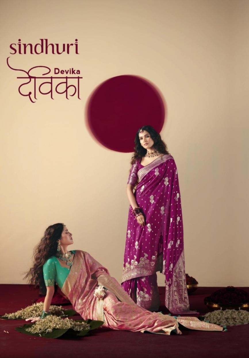 kimora devika sinduri series 421 TO 431 bemberg viscose traditional sarees in wholesale surat