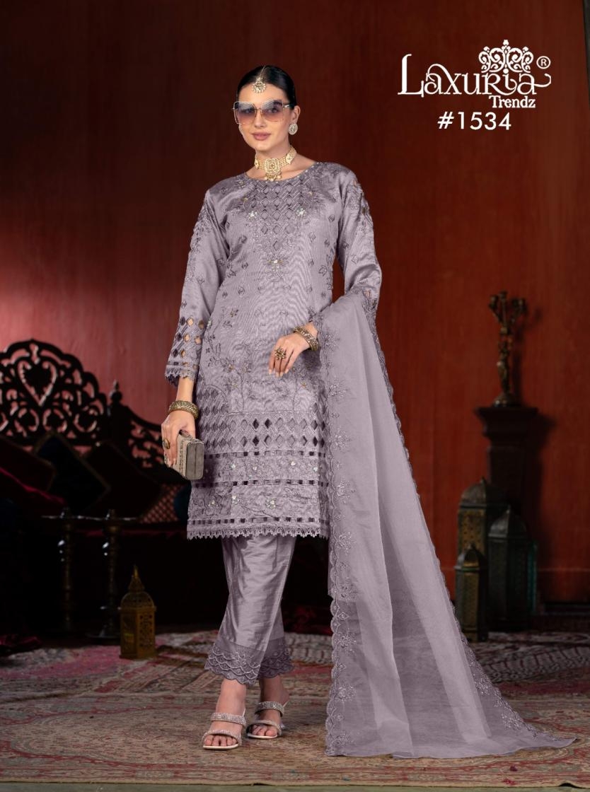 laxuria trendz 1534 amazing readymade vichitra pakistani suit in wholesale surat