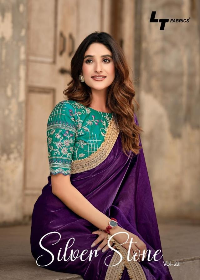 lt fashion silver stone vol 22 series 2201 to 2206 malai silk elegance saree in wholesale surat