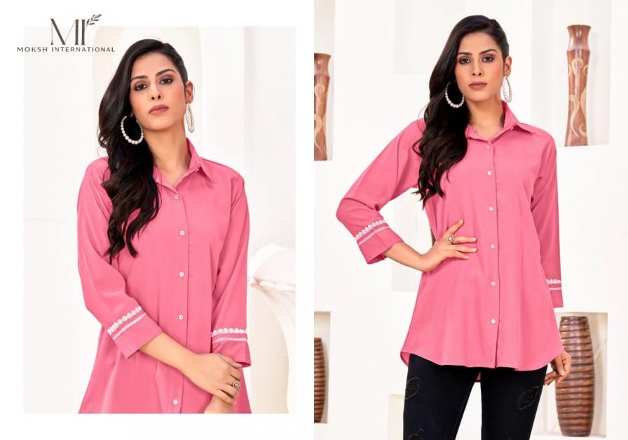 MOKSH DREAM SHIRT VOL-3 SERIES 2163 TO 2166 RINKAL COTTON READY MADE SHIRT IN WHOLESALE SURAT