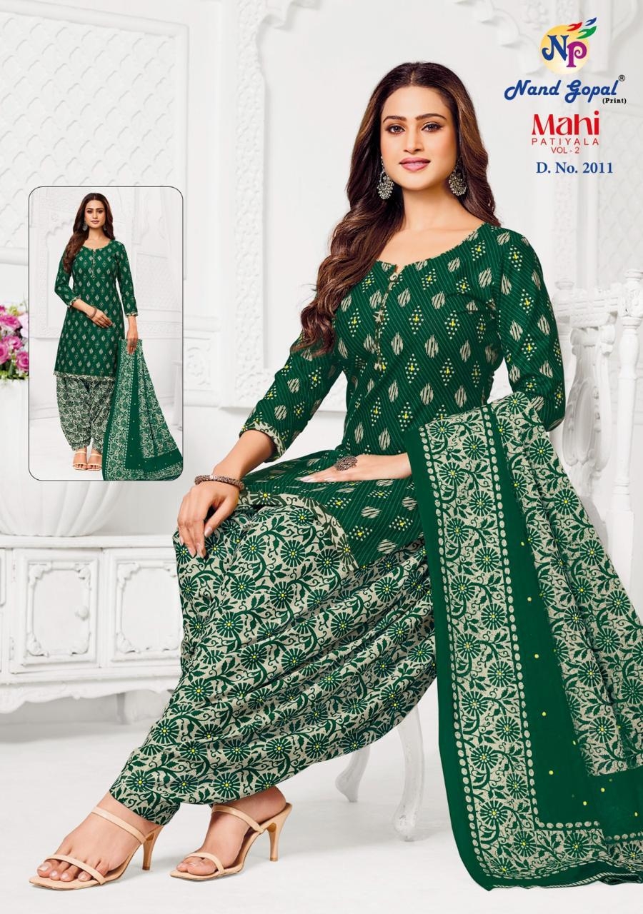 Ng Mahi Patiyala Vol-2 series 2001 to 2012 Pure Cotton Dupatta salwar kameez in wholesale surat