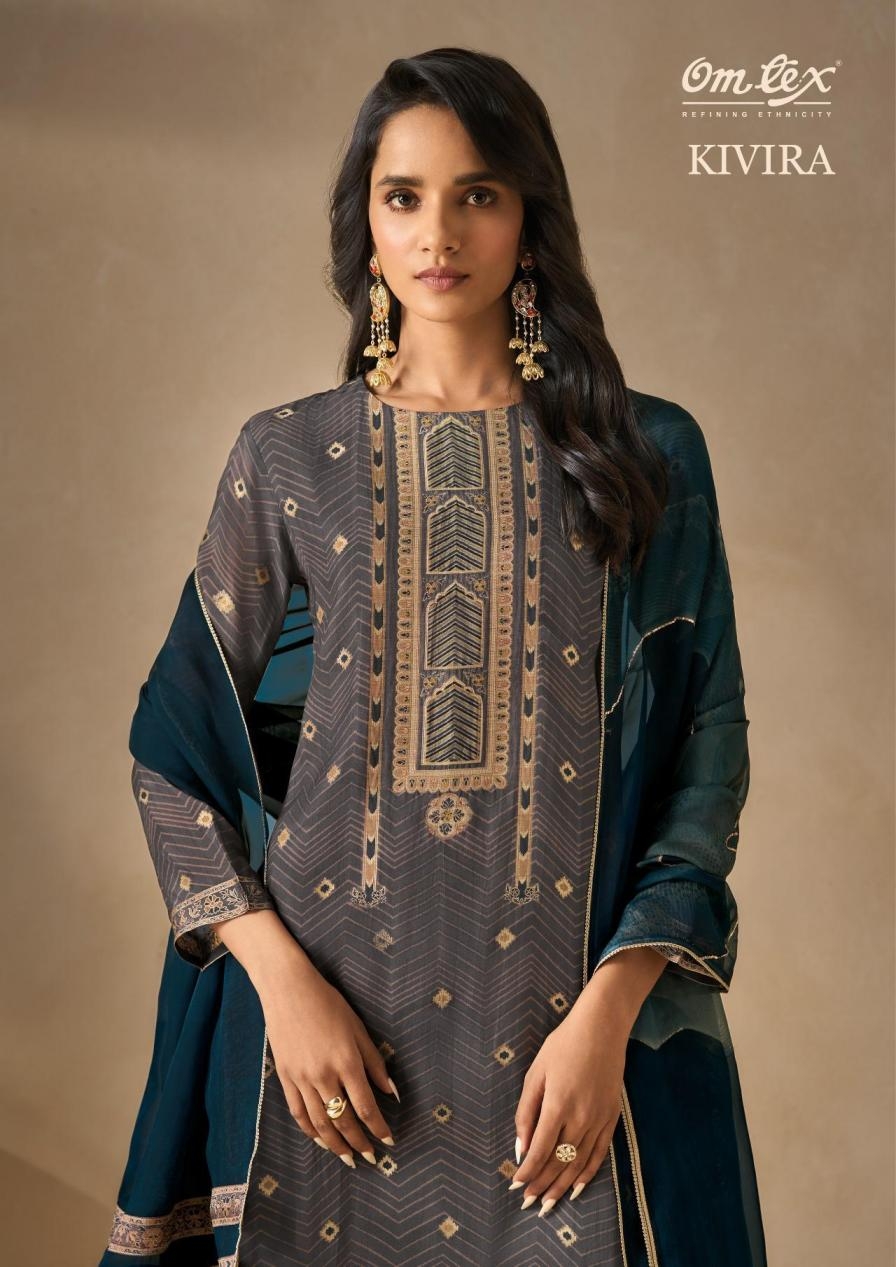 omtex kivira series 8201 A to D creo silk jacquard elegance salwar kameez in wholesale surat