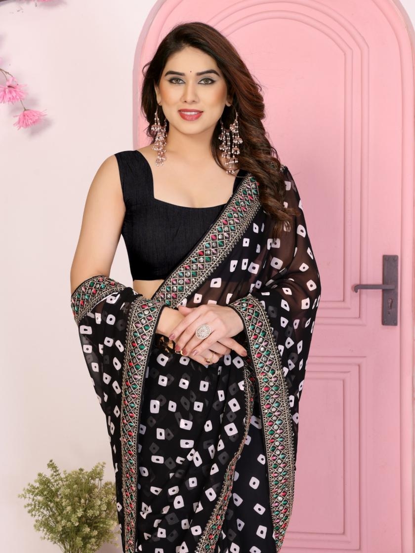 pr clothing hammers vol 3 star georgette silk designer saree in wholesale surat