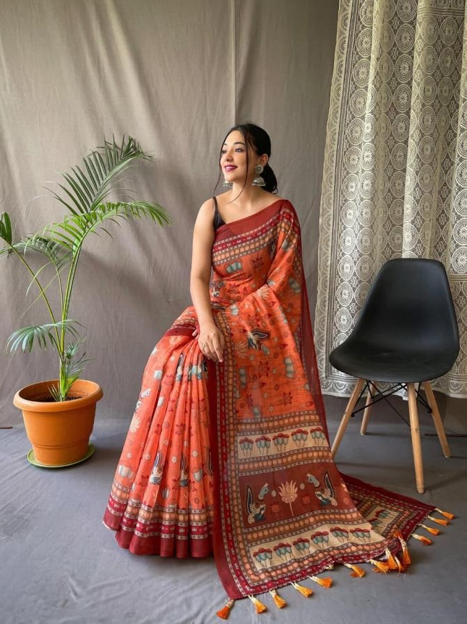 pr clothing kadambari malai cotton best saree in wholesale surat