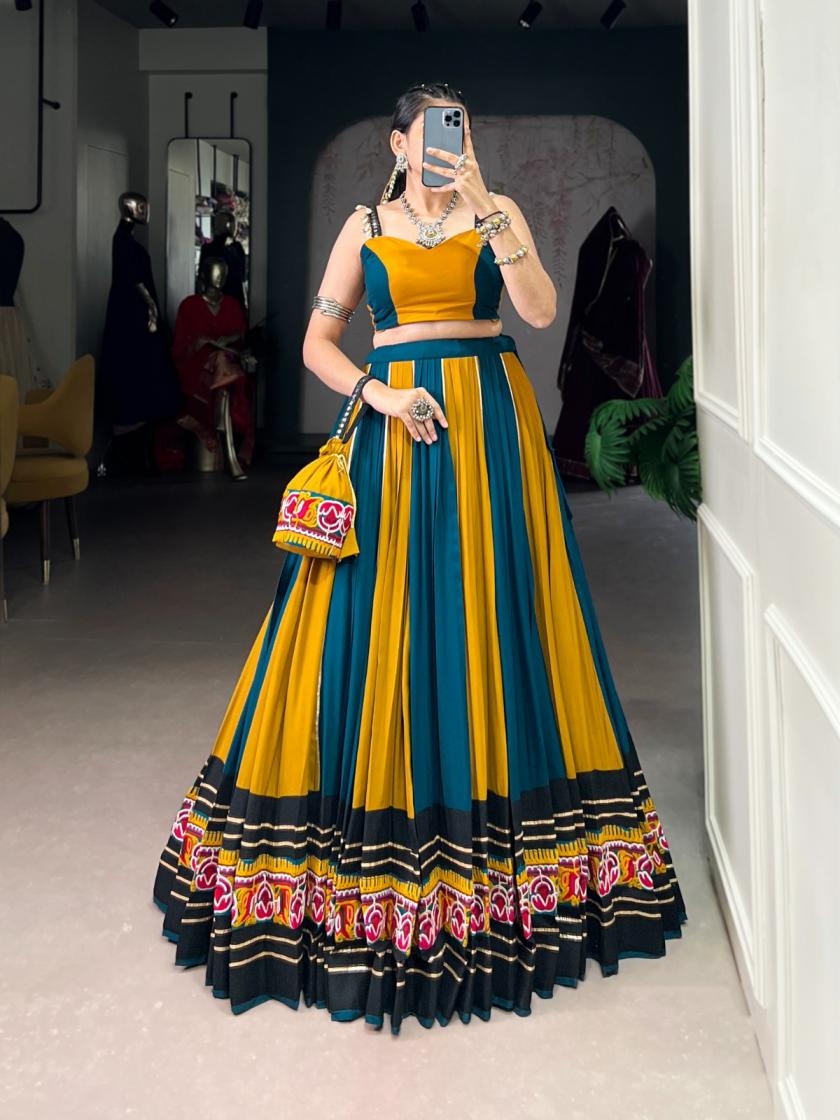pr clothing lnb1619 rayon gamthi work readymade navratri chaniya choli in wholesale surat