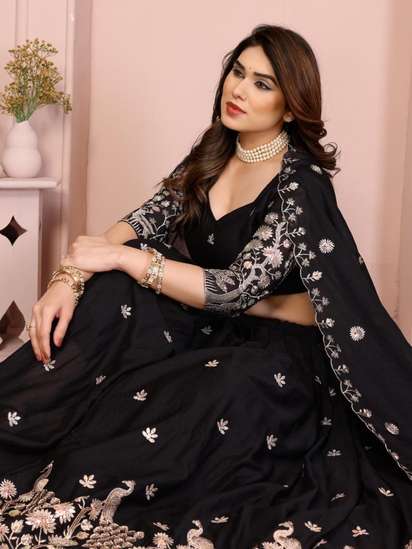 pr clothing mayuri star georgette festive stitch lehenga unstitch choli in wholesale surat