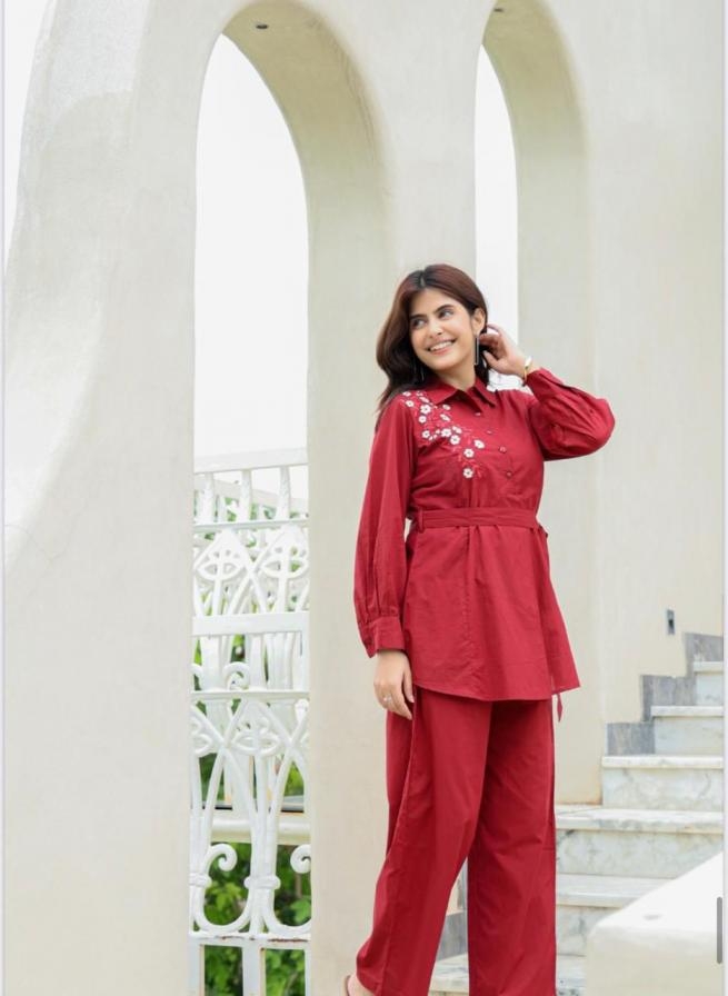 pr clothing modern pattern cotton readymade combo co-ord set in wholesale surat