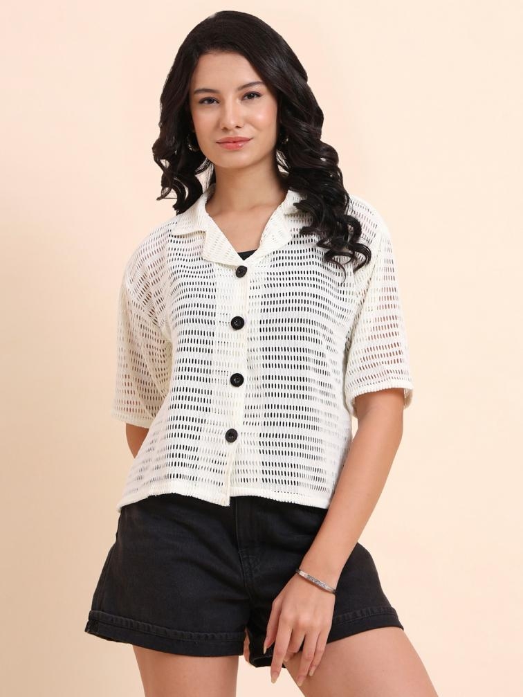pr clothing ocean vol 11 poly cotton boxy shirt readymade western tops in wholesale surat