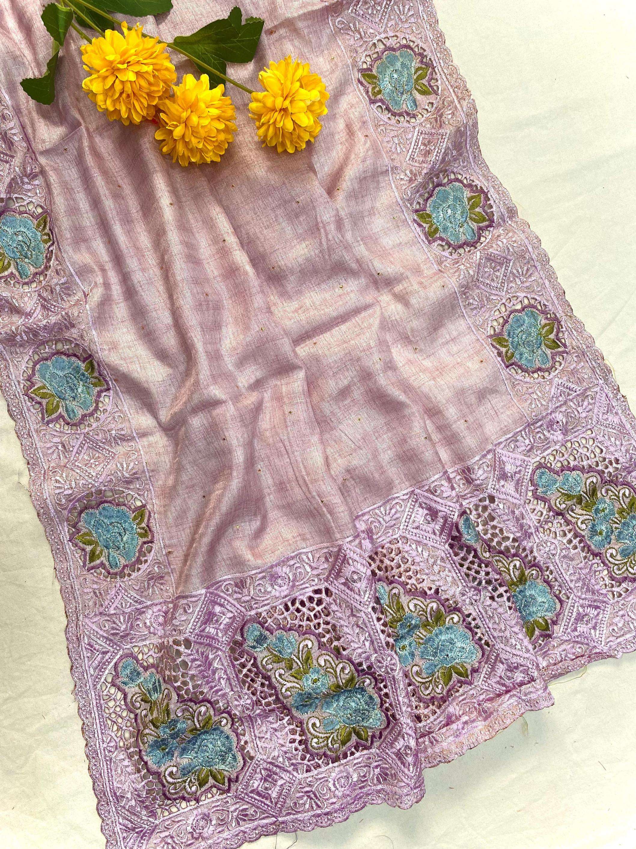 pr clothing pranjal tussar silk elegant style saree in wholesale surat