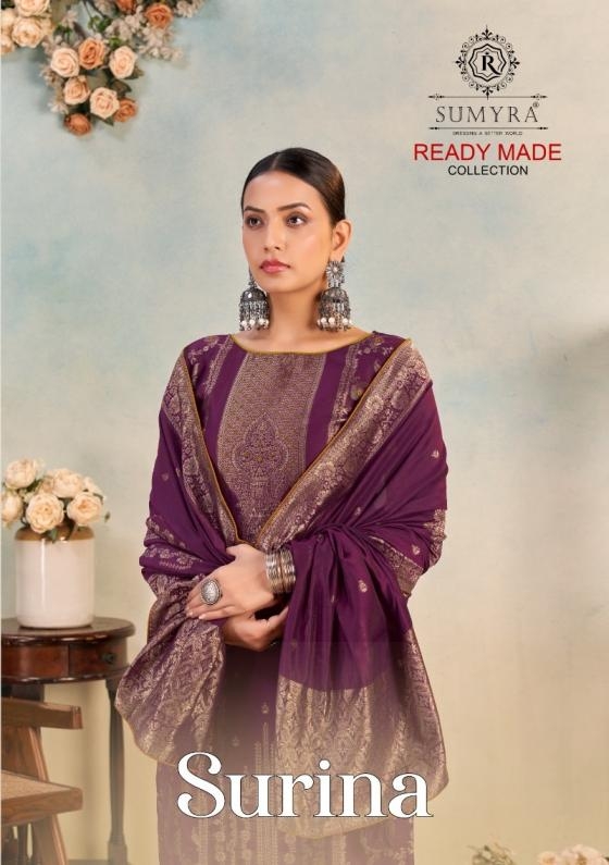 radhika fashion surina sumyra series 114001 to 114006 cotton jacquard readymade suit in wholesale surat