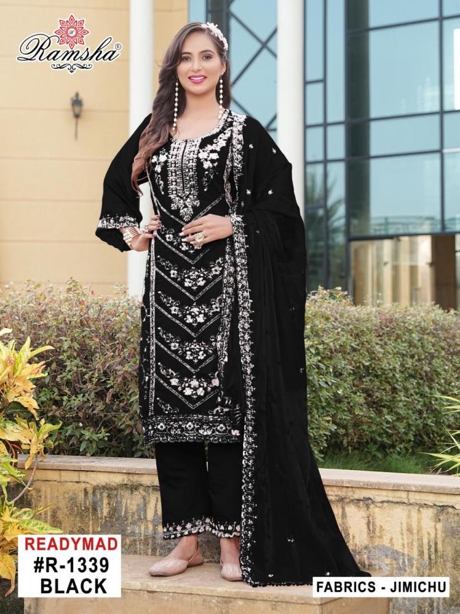 ramsha r 1339 nx readymade jimi chu pakistani plazzo suits in wholesale surat