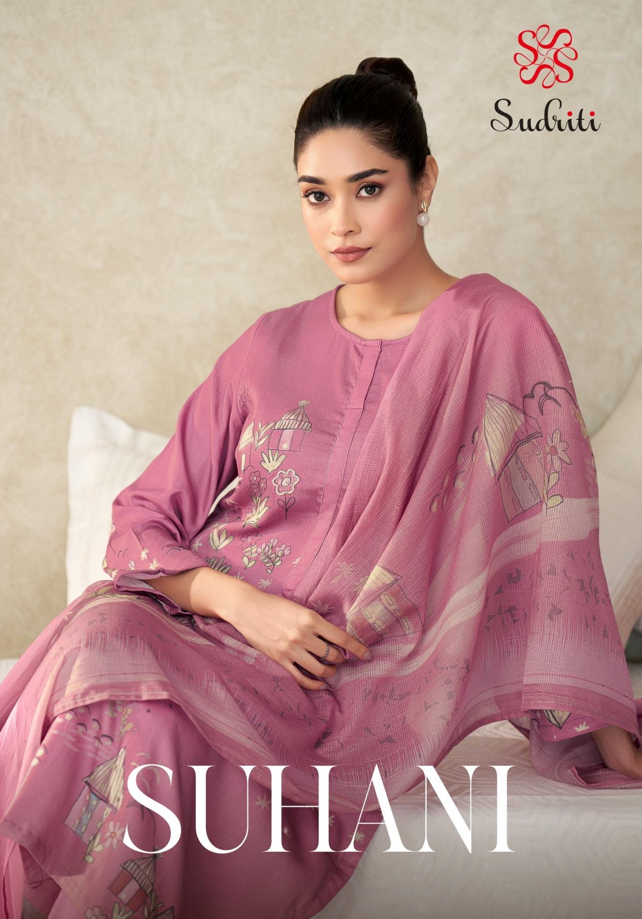 sahiba suhani sudriti series 1360 to 1362 italian satin pretty look suit in wholesale surat