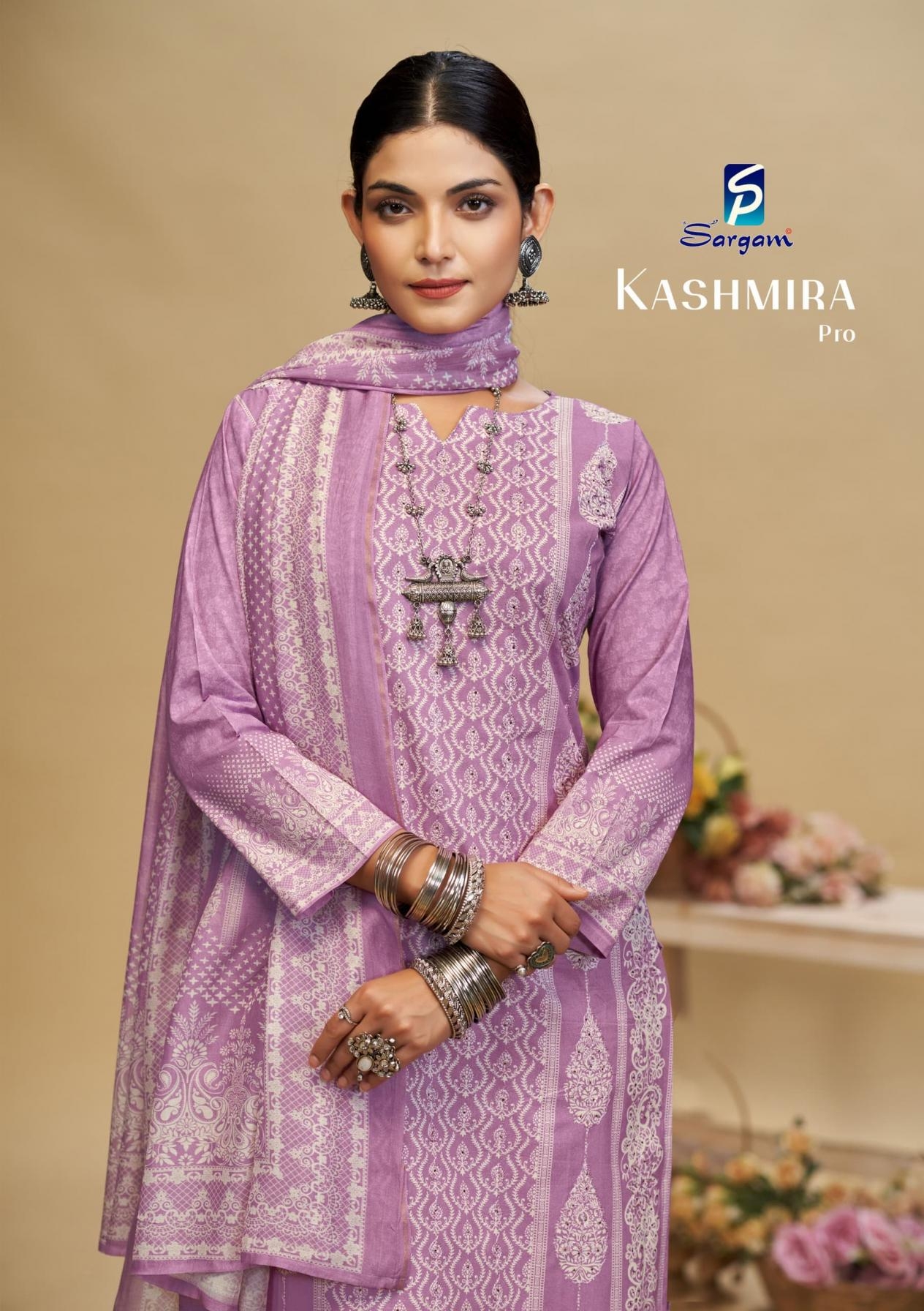 sargam prints kashmira pro series 2711 A to 2711 D bemberg muslin new design salwar kameez in wholesale surat
