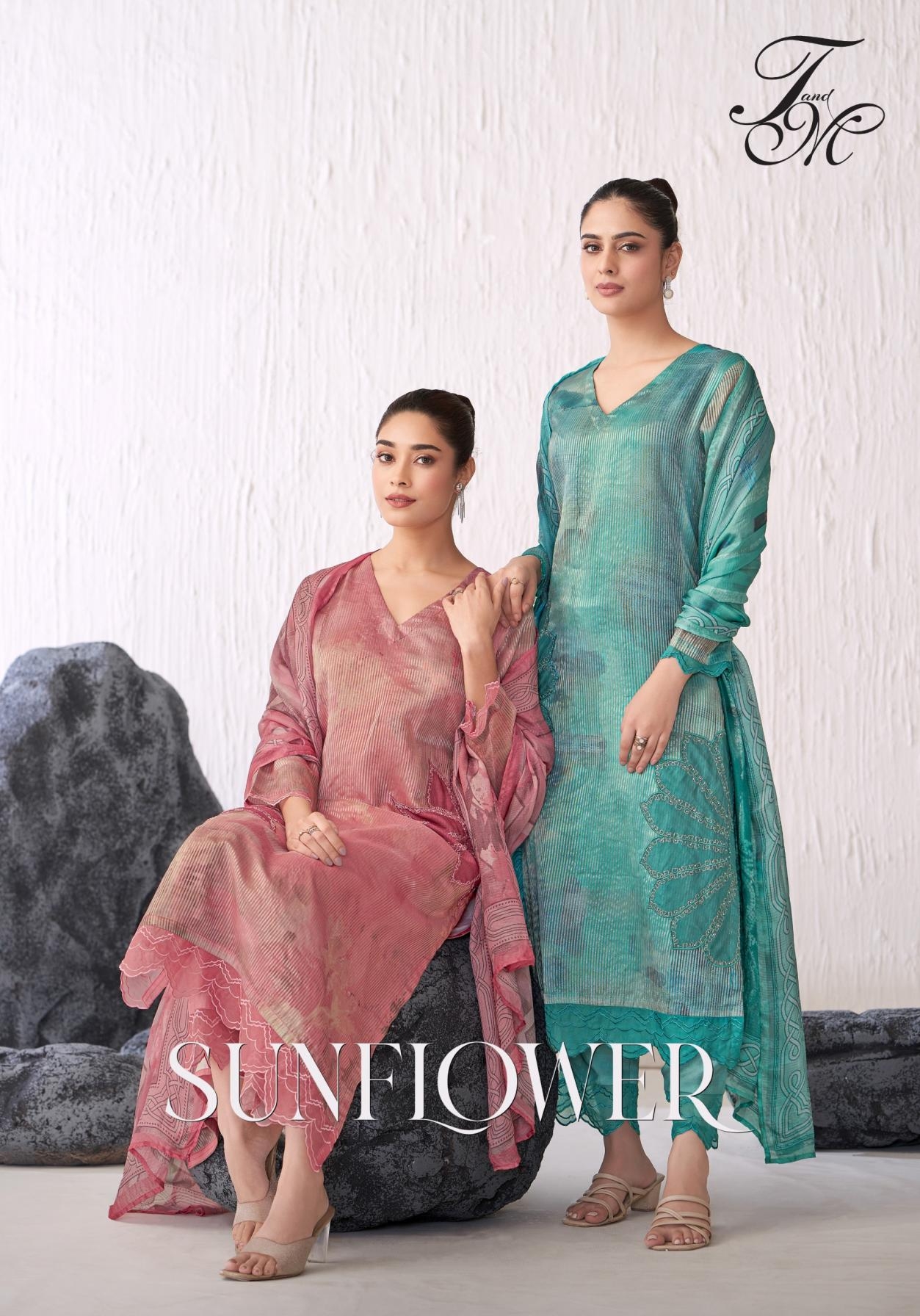 t&m sahiba sunflower series 1784 to 1723 silk jari hit design salwar kameez in wholesale surat
