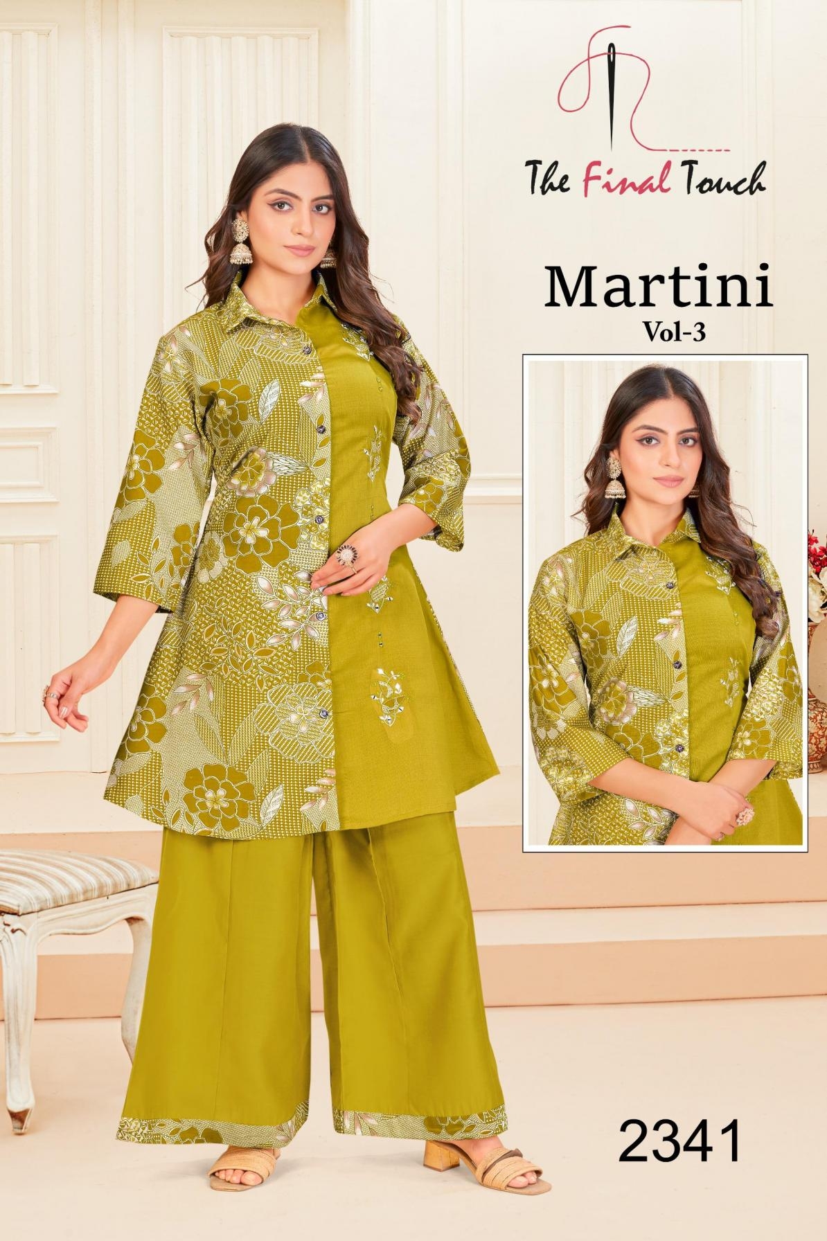 the final touch martini vol 3 series 2331 to 2366 r r fashion vetican readymade pretty combo co-ord sets