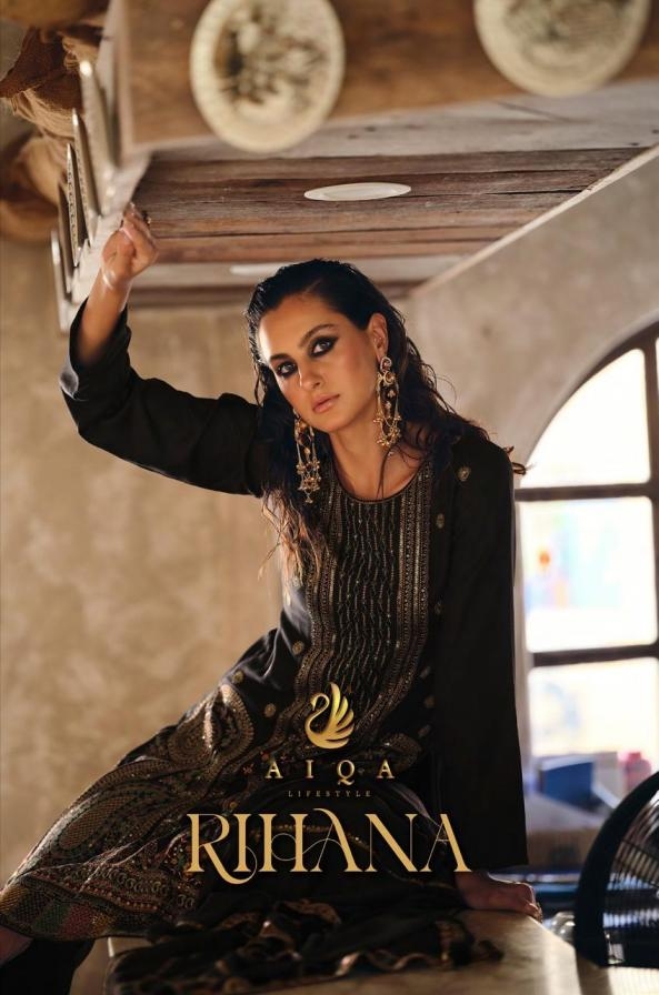 aiqa lifestyle riha series 2501 to 2506 viscose pashmina winter special suit in wholesale surat