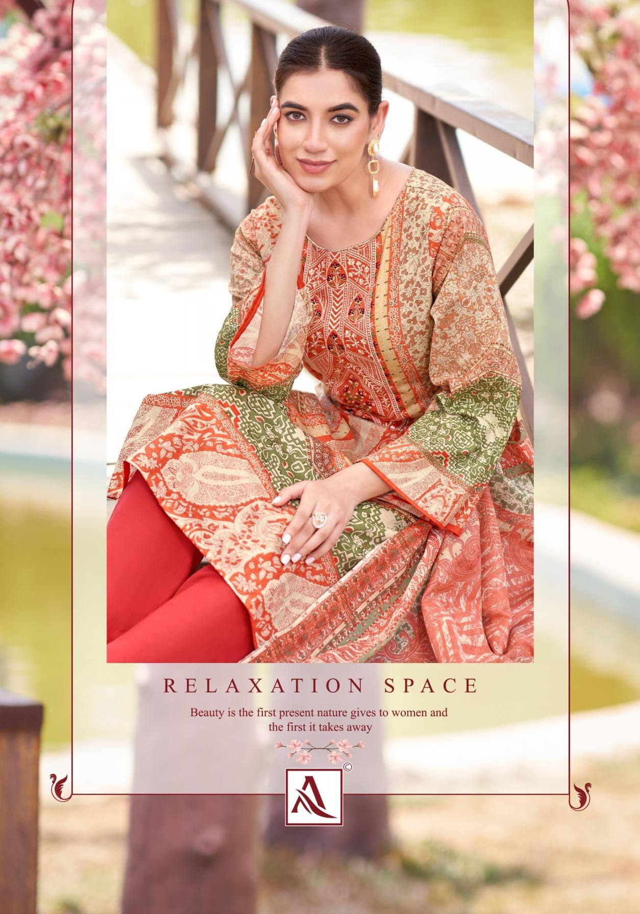 alok riha vol 14 series 77601 to 77608 cotton pakistani pretty look salwar kameez in wholesale surat