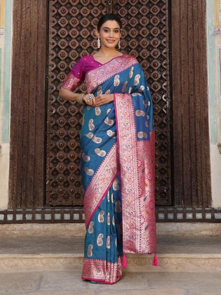 Astita MRIDULA SILK VOL 2 series 2001 to 2005 fancy designer SILK BLEND fabric saree in wholesale surat
