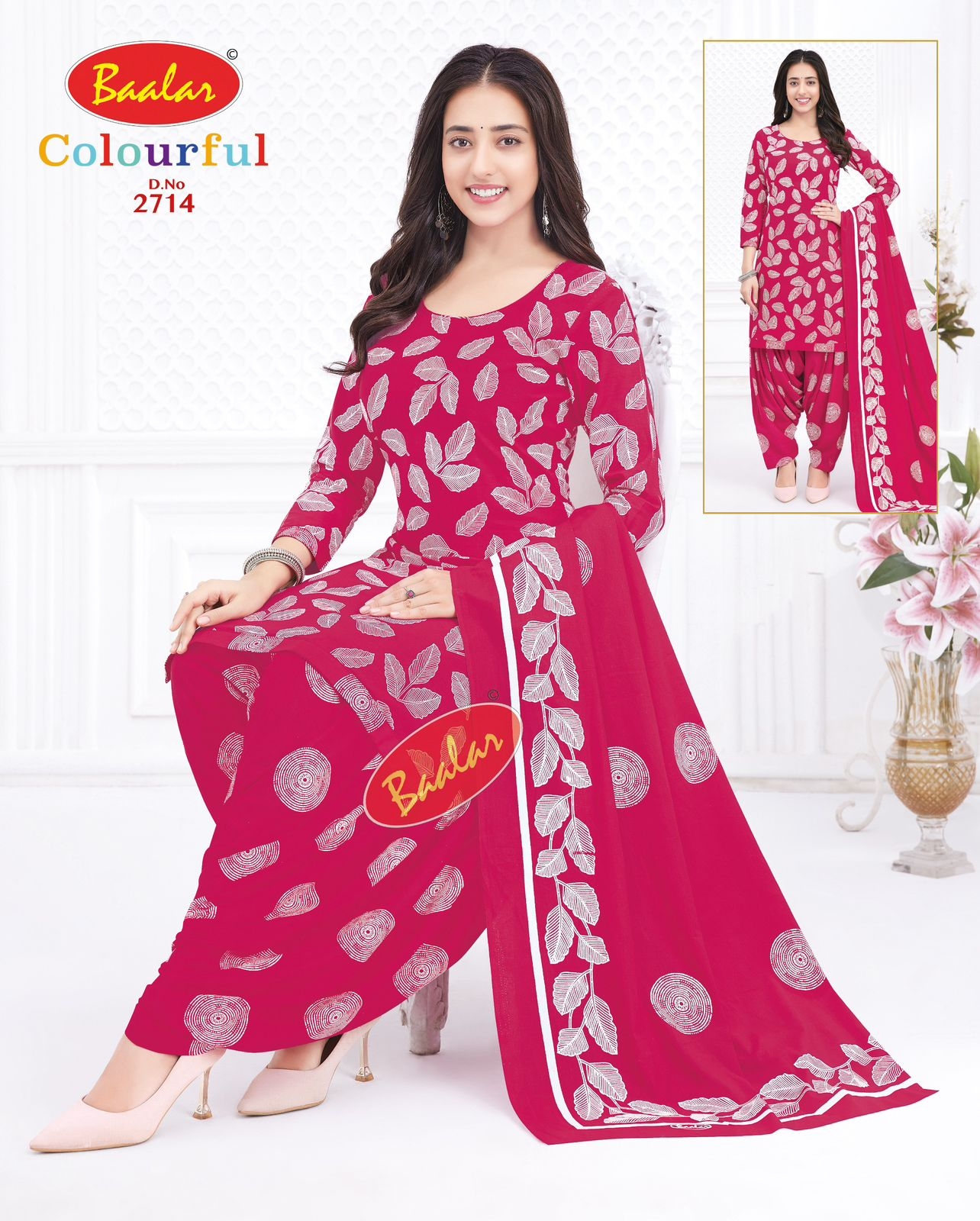 Baalar Colourful Vol-27 series 2709 to 2762 salwar kameez in wholesale surat