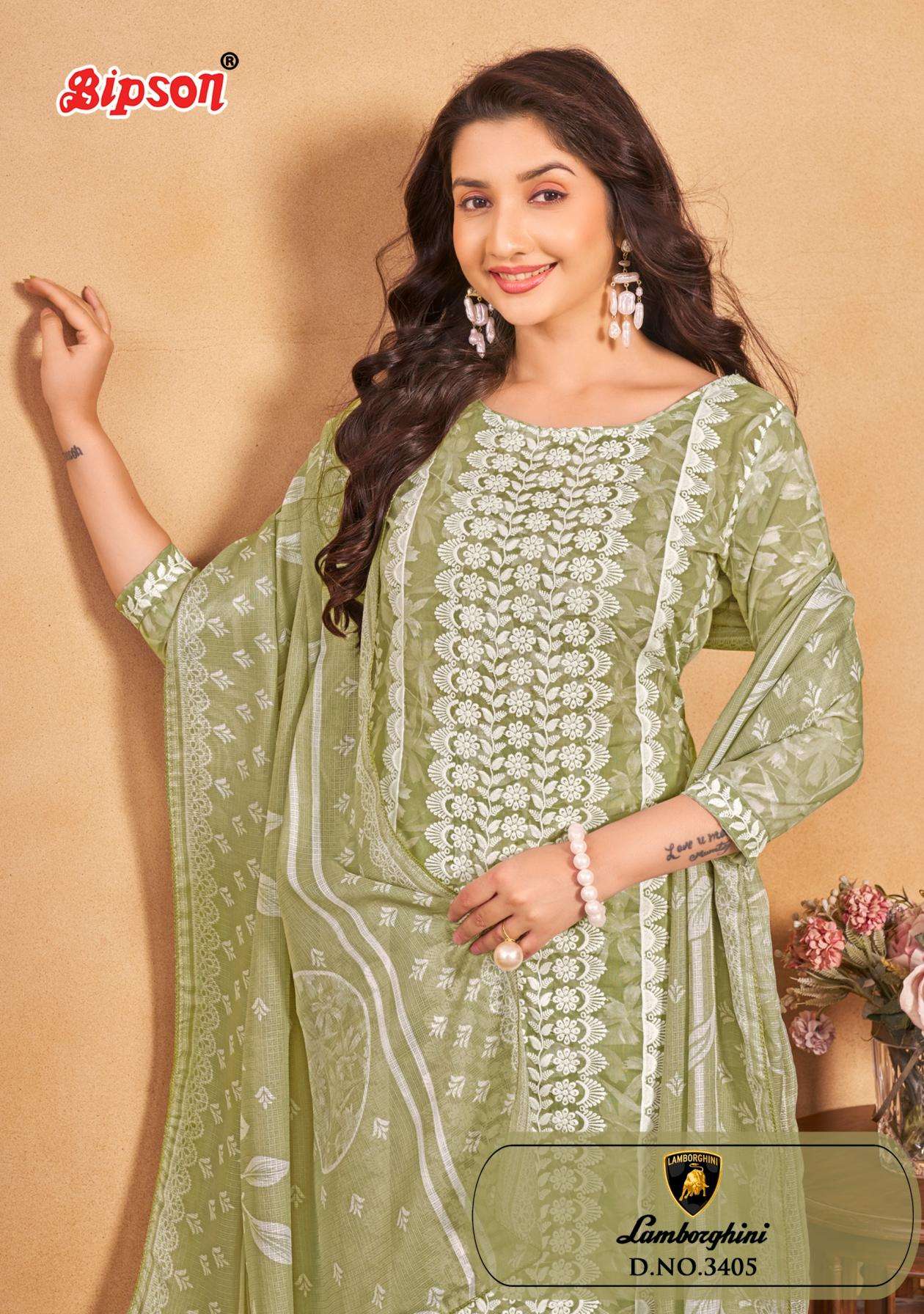 bipson prints lamborghini 3405 hit design cotton salwar kameez in wholesale surat