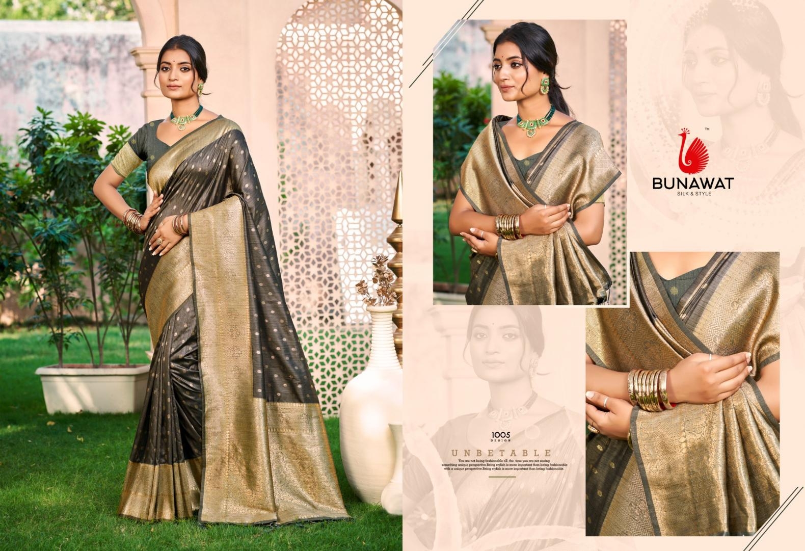 Bunawat Chitrangana Vol-03 series 1001 to 1006 Sangam Prints Assam Silk Woven Work Traditional Saree in wholesale surat