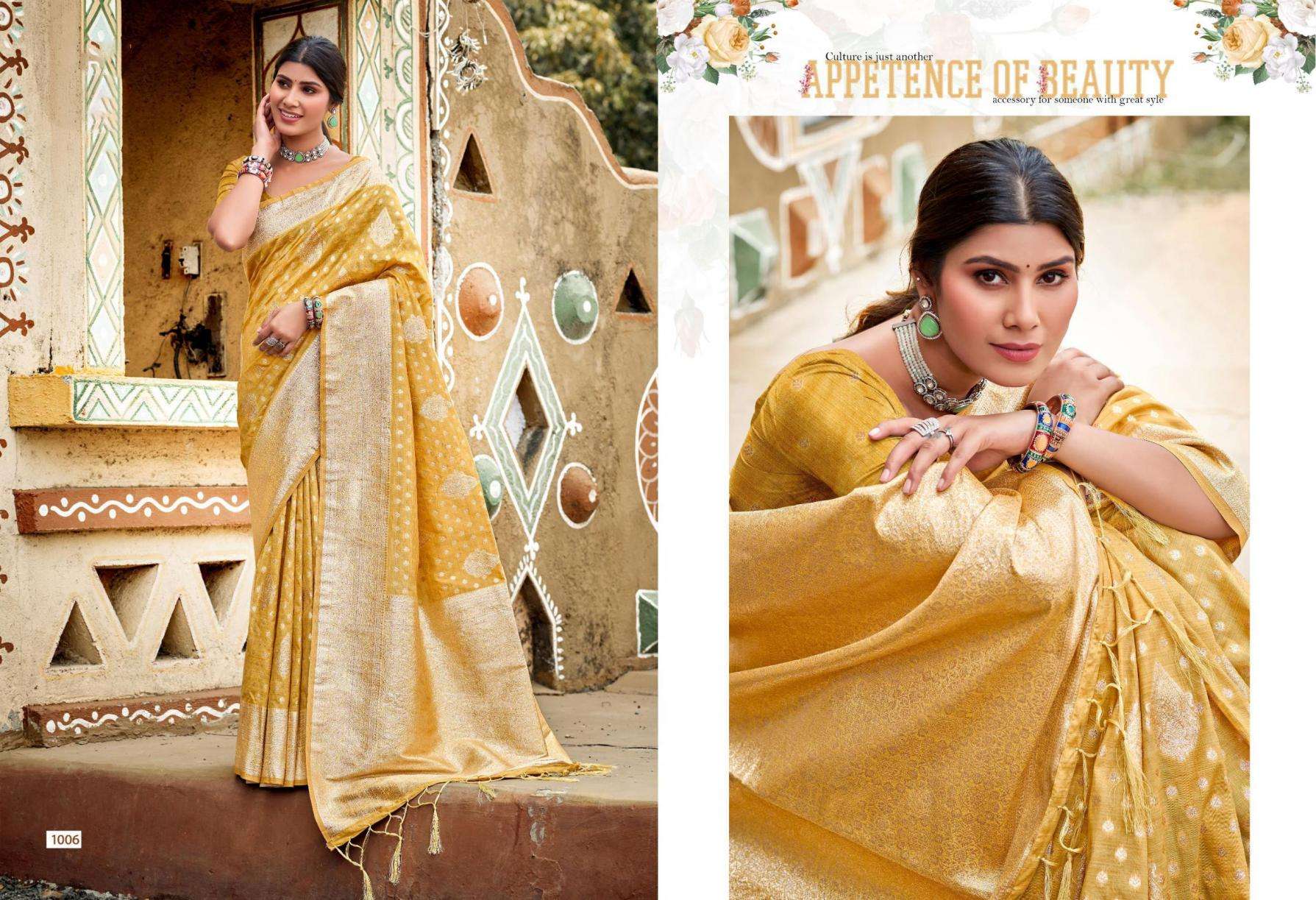 Bunawat Shivali-02 series 1001 to 1006 Sangam Prints Assam Silk Woven Work Traditional Saree in wholesale surat