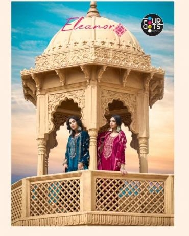 fourdots eleanor series 4061 TO 4064 viscose velvet gorgeous look salwar kameez in wholeslae surat