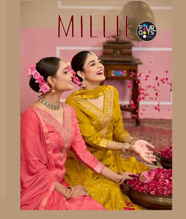 fourdots millie series 1911 to 1914 viscose muslin hit design stylish salwar kameez in wholesale surat