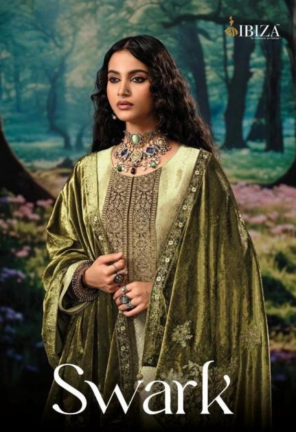 ibiza swark series 11441 to 11444 colour addition silk jacquard salwar kameez in wholesale surat