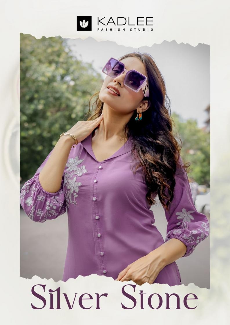kadlee silver stone series 2001 to 2006 rayon trendy readymade co-ord sets in wholesale surat