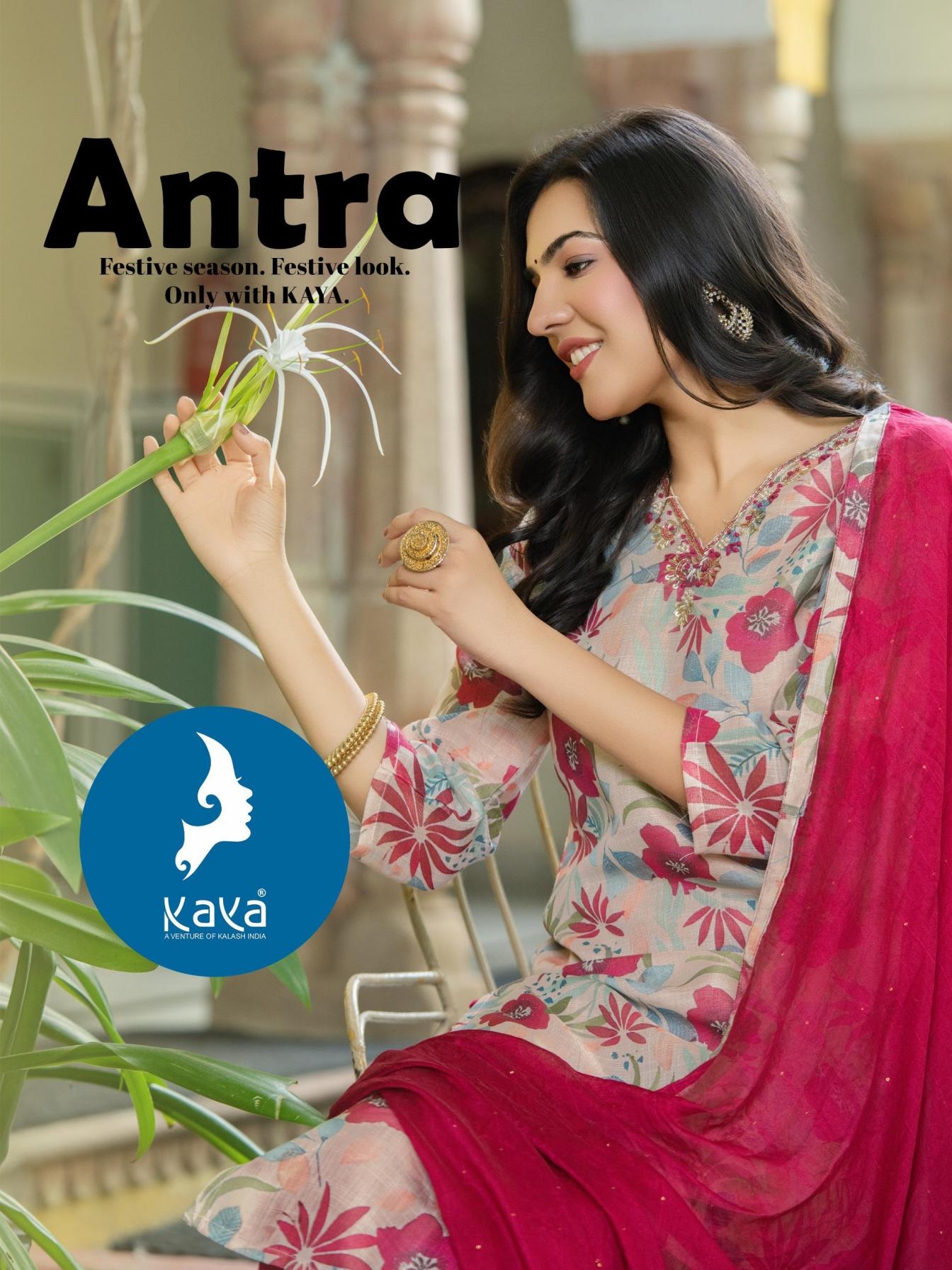 kaya antra series 01 to 06 linen shimmer readymade big size ladies suits in wholesale surat
