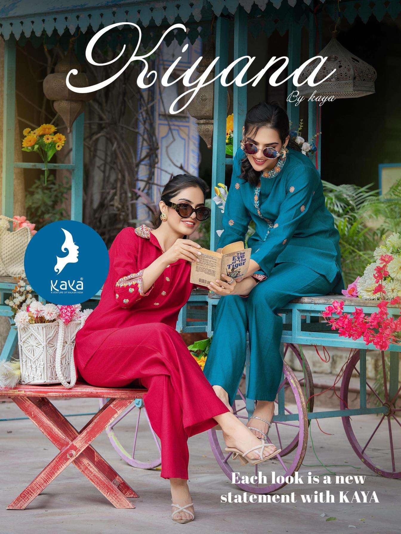 kaya kiyana series 01 to 06 vertican readymade stylish co-ord sets in wholesale surat