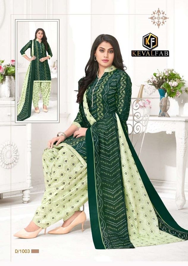 Keval alija Patiyala series 1001 to 1006 Heavy Cotton Printed salwar kameez in wholesale surat