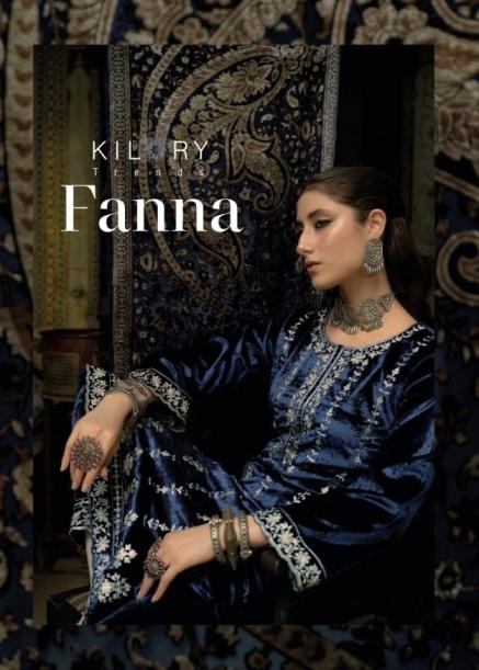 kilory trends fanna series 01 to 04 velvet winter special salwar kameez in wholesale surat