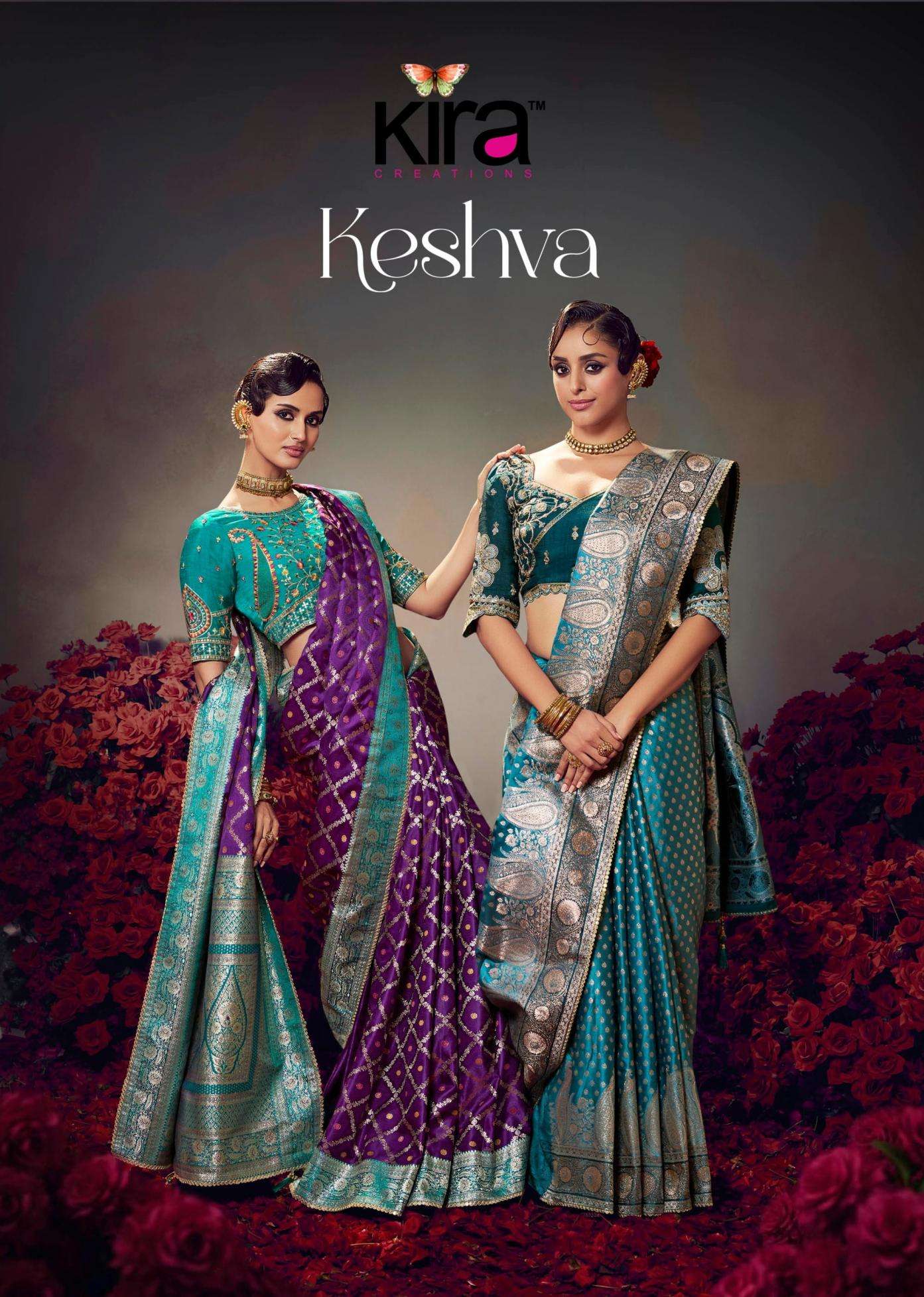kira creation keshva series 7901-7910 occasion wear saree in wholesale surat