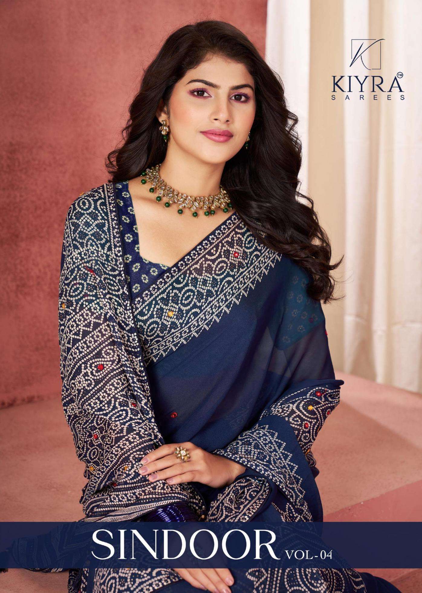 kiyra sindoor vol 4 series 1001 to 1006 amazing moss silk best saree in wholesale surat