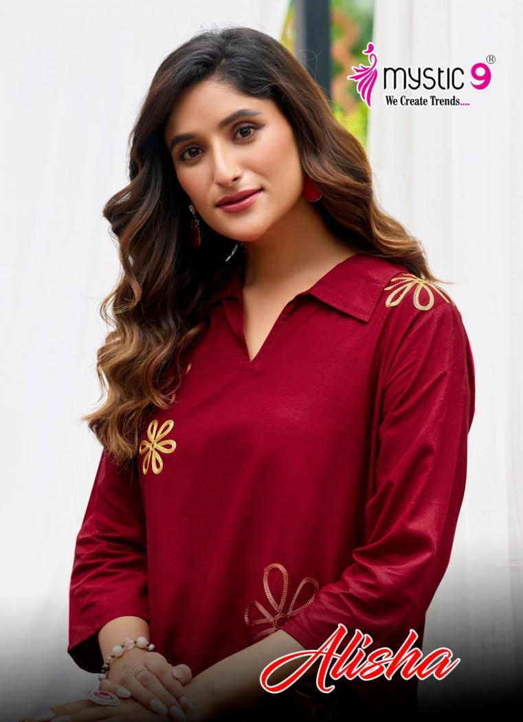 mystic9 alisha vol 2 series 2001 to 2008 rayon readymade pretty look co-ord sets in wholesale surat