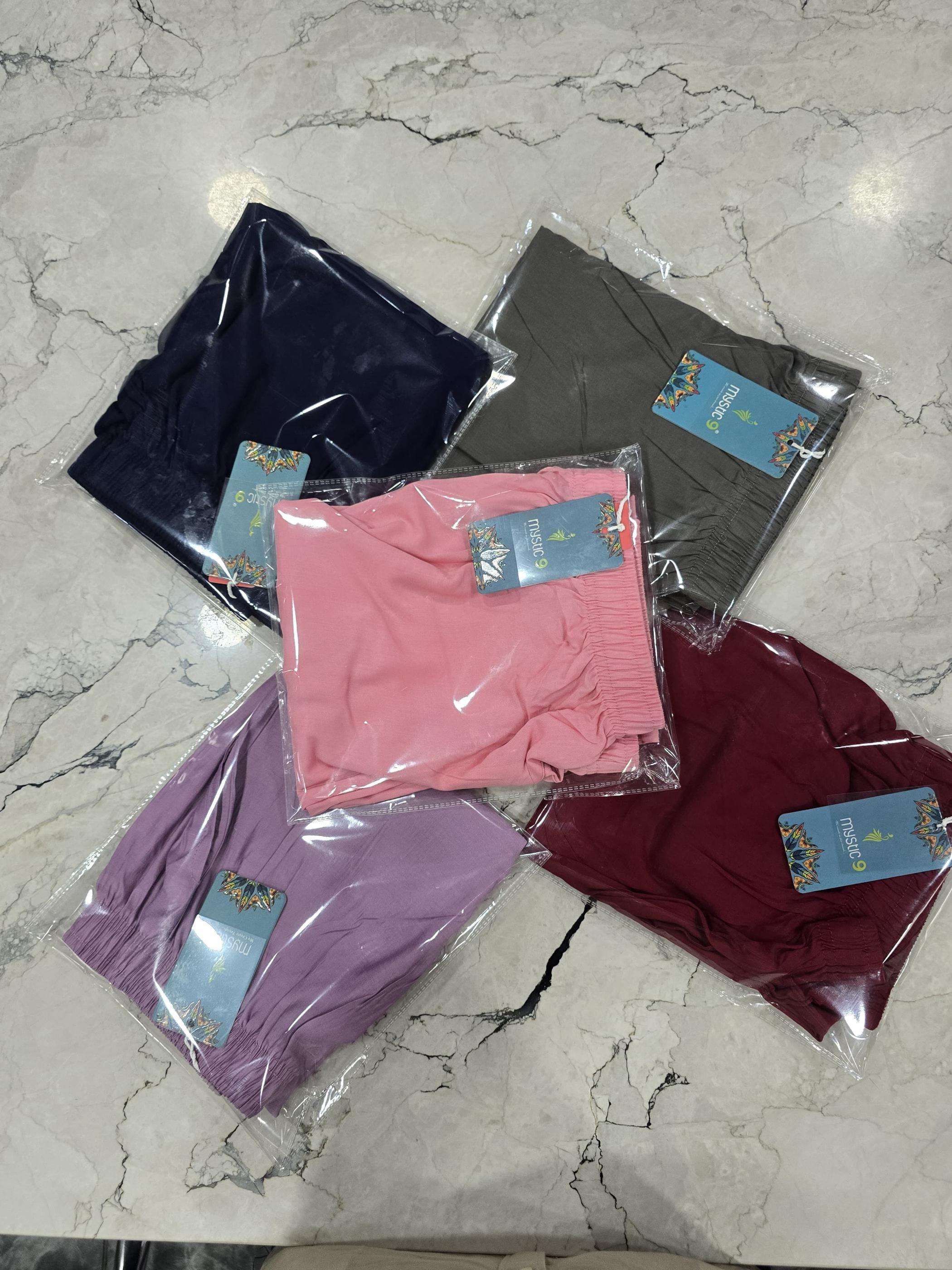 mystic9 pants readymade fancy daily wear bottom collection in wholesale surat
